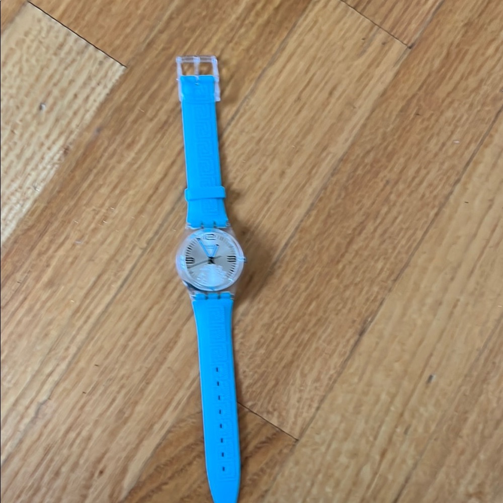 Swatch Olympic Games 2004 Athens Quartz Watch with Turquoise Strap. New in box - Picture 4 of 9